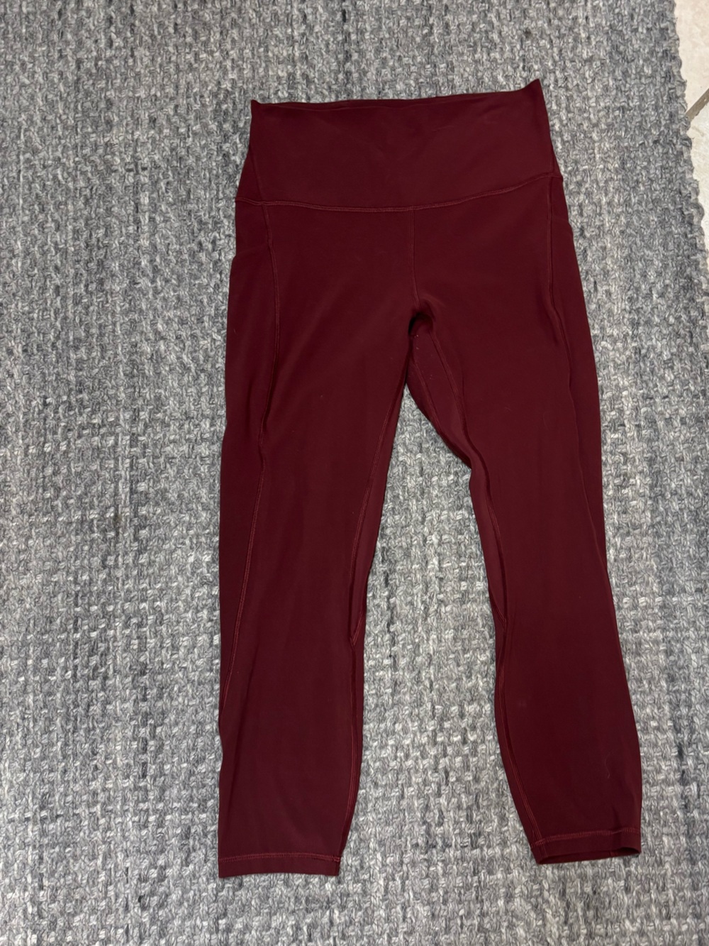 lululemon athletica Deep Burgundy High-Rise Leggings Align with pockets